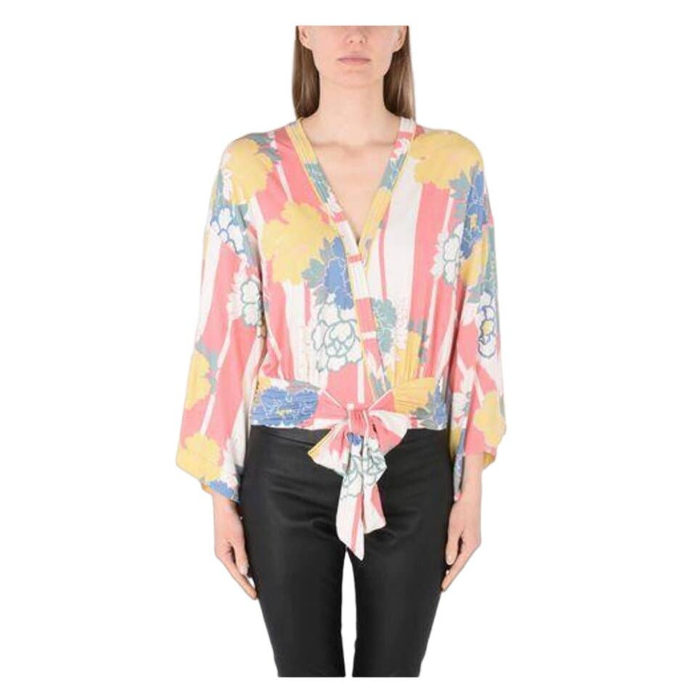 Free People floral top size Small